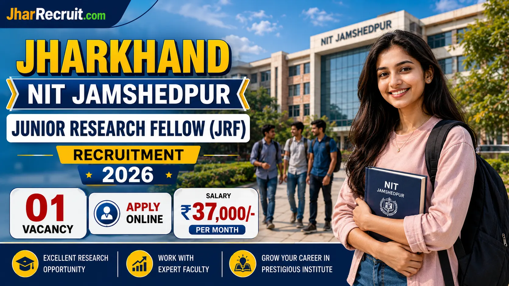 NIT jamshedpur JRF Recruitment 2026
