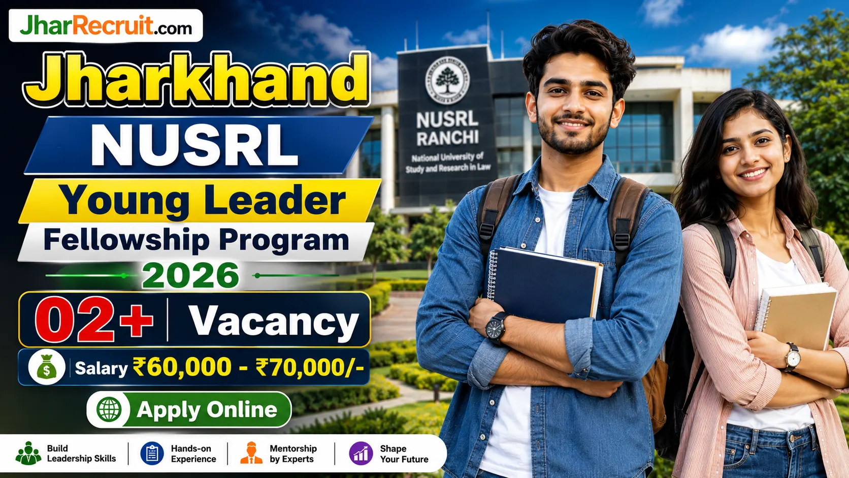 Jharkhand NUSRL Young Leader Fellowship Program 2026