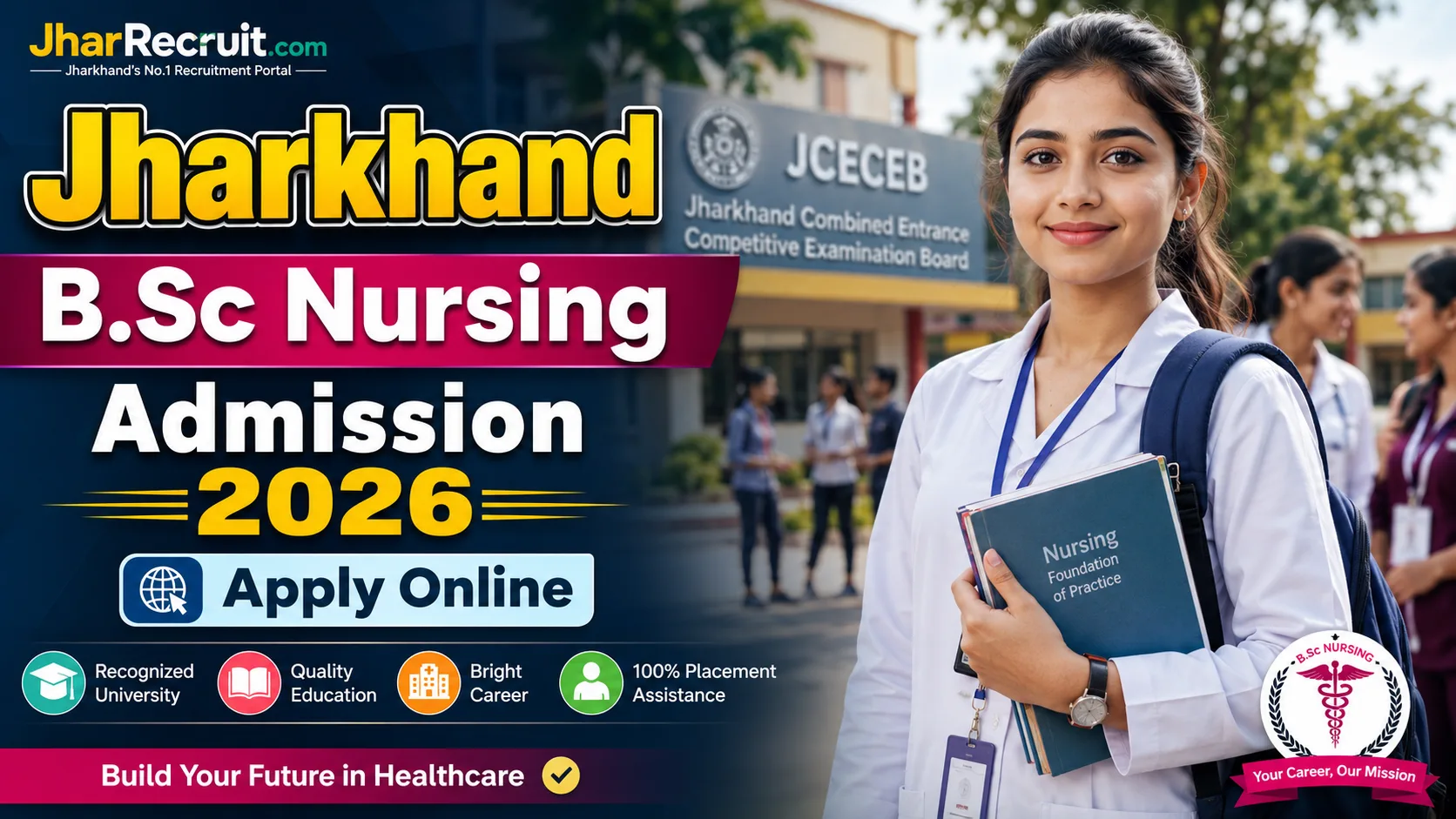Jharkhand BSc Nursing Admission 2026