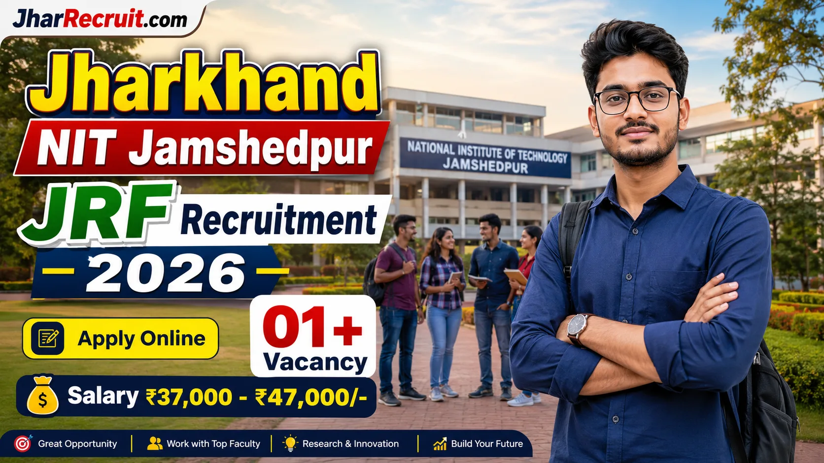 Jharkhand NIT Jamshedpur JRF Recruitment 2026
