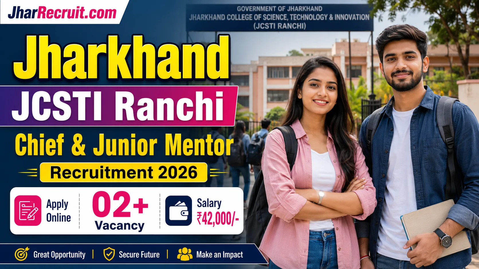 Jharkhand JCSTI Recruitment 2026