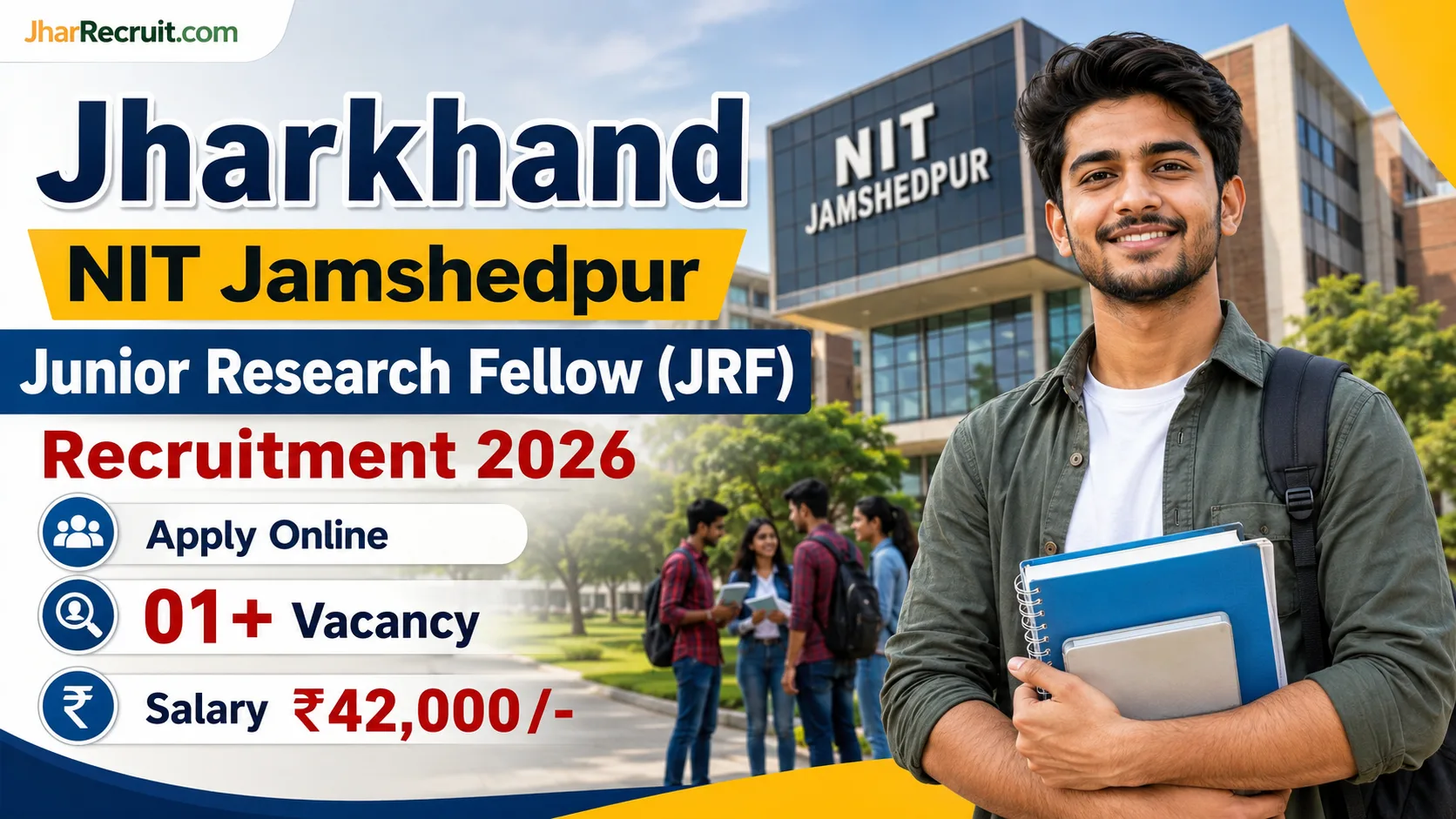 NIT Jamshedpur JRF Recruitment 2026
