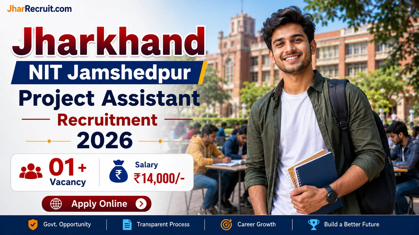 NIT Jamshedpur Project Assistant Recruitment 2026