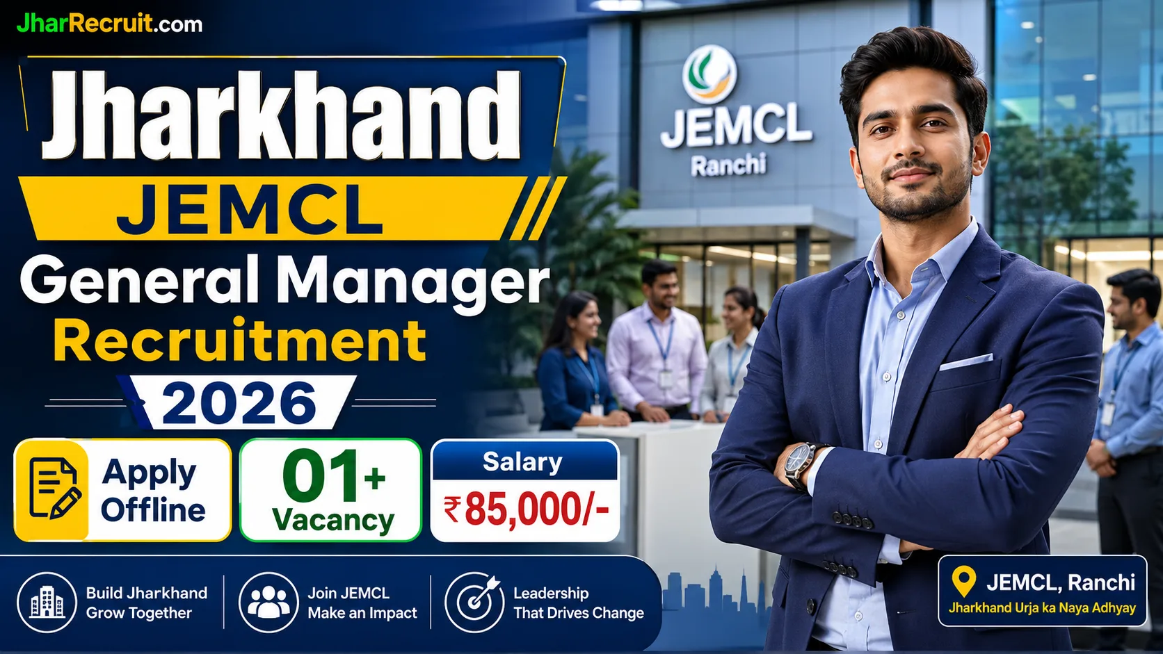 Jharkhand JEMCL General Manager Recruitment 2026