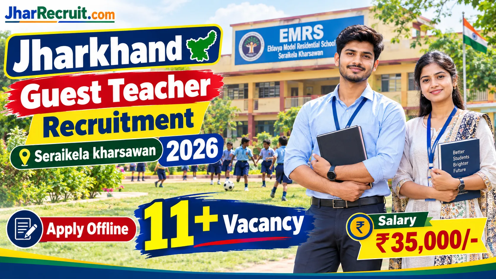 Jharkhand Guest Teacher Recruitment Seraikela 2026