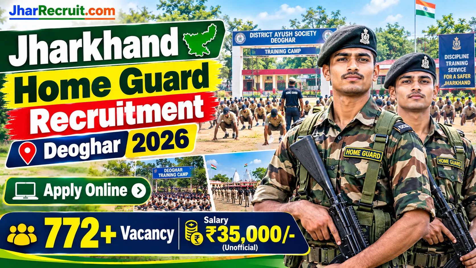 Jharkhand Home Guard Recruitment Deoghar 2026