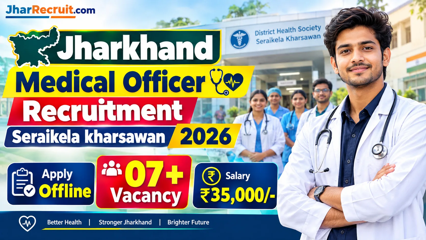 Jharkhand Medical Officer Recruitment Seraikela 2026