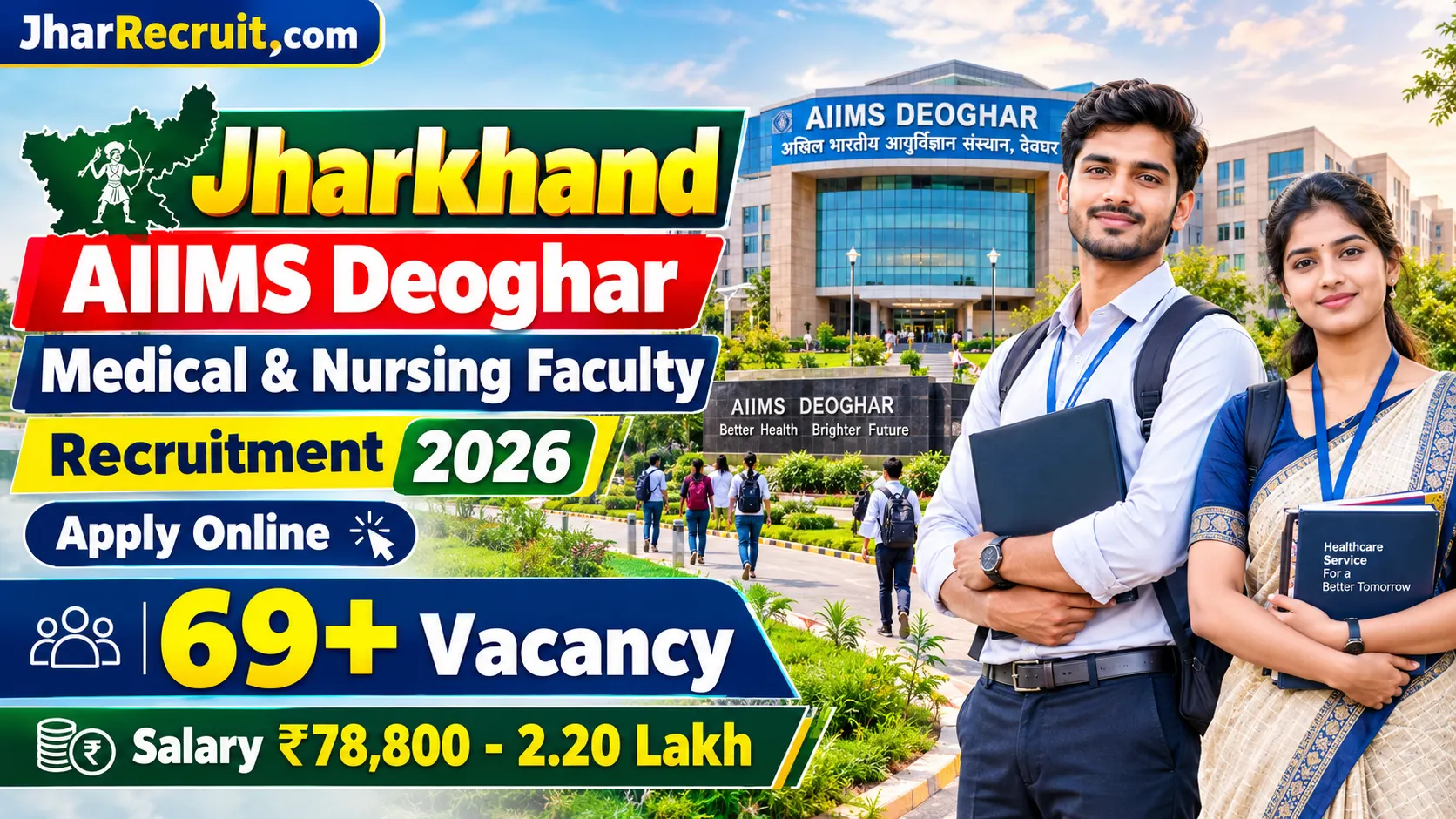 AIIMS Deoghar Medical & Nursing Faculty Recruitment 2026