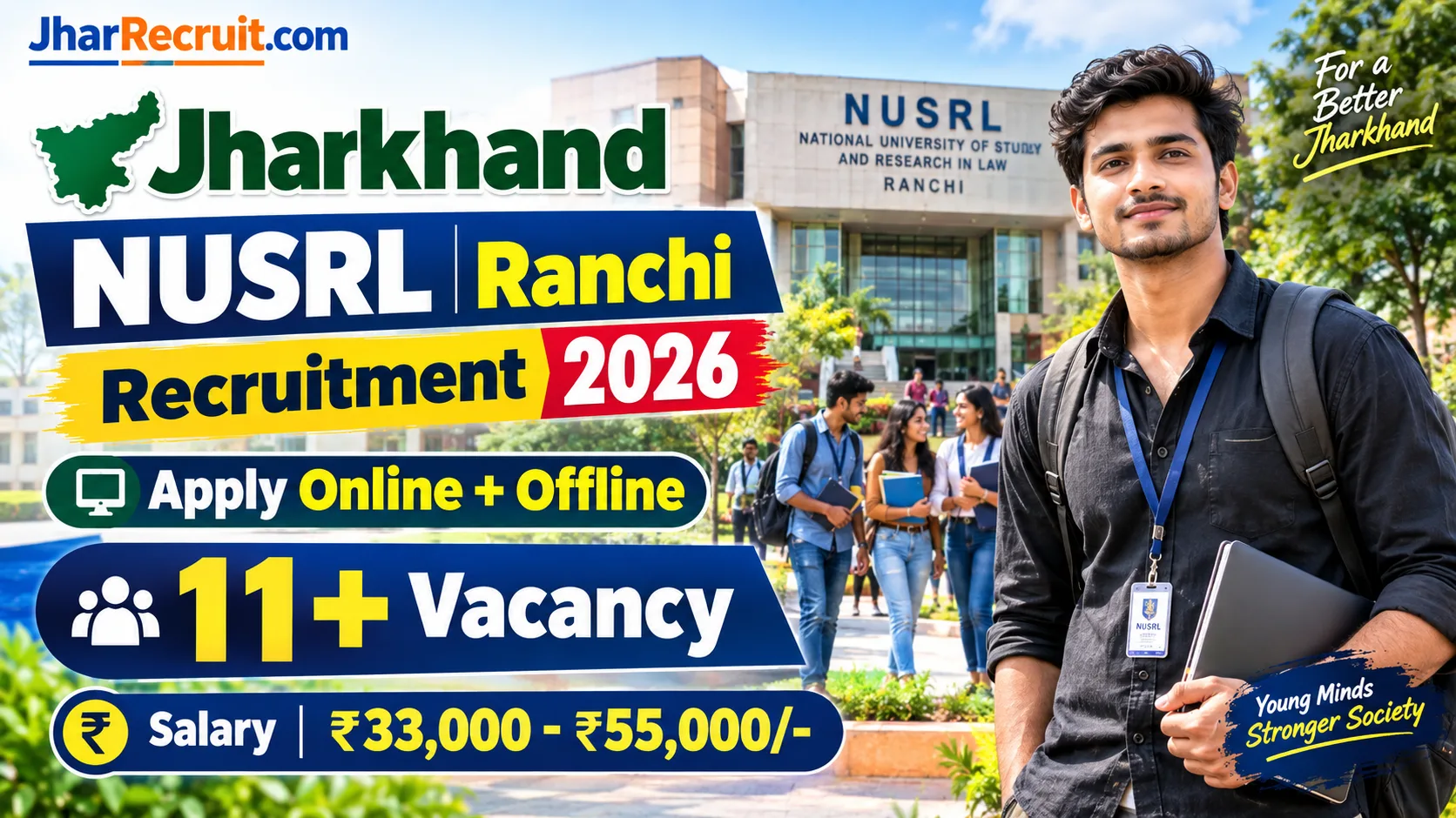 NUSRL Ranchi Recruitment 2026