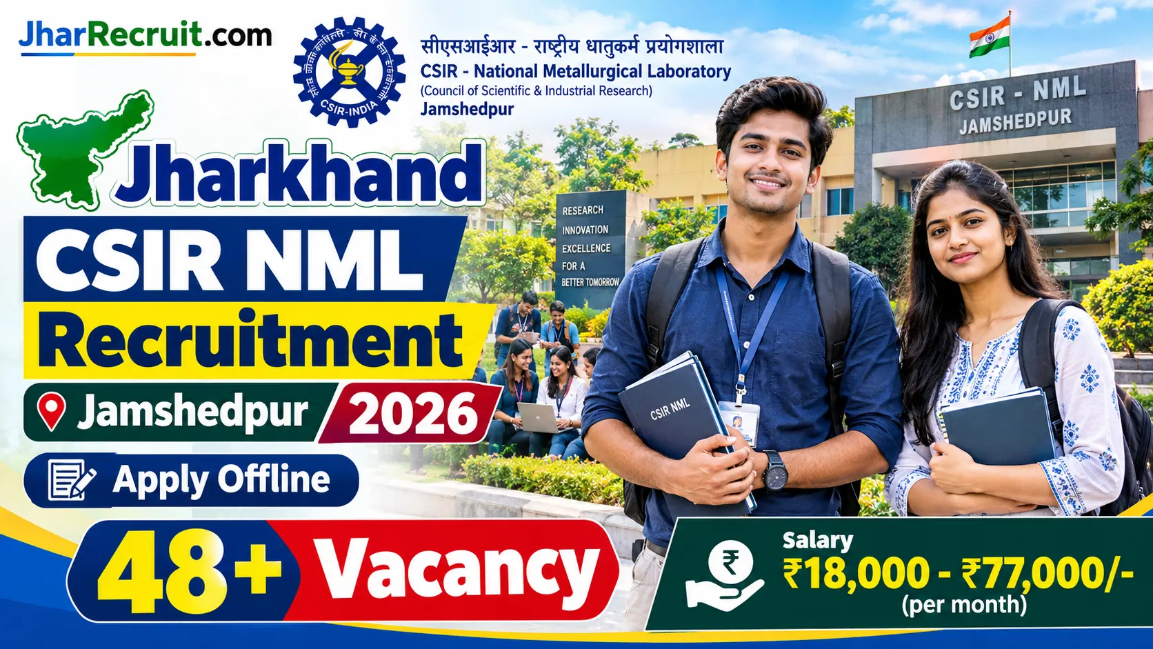 Jharkhand CSIR NML Recruitment 2026